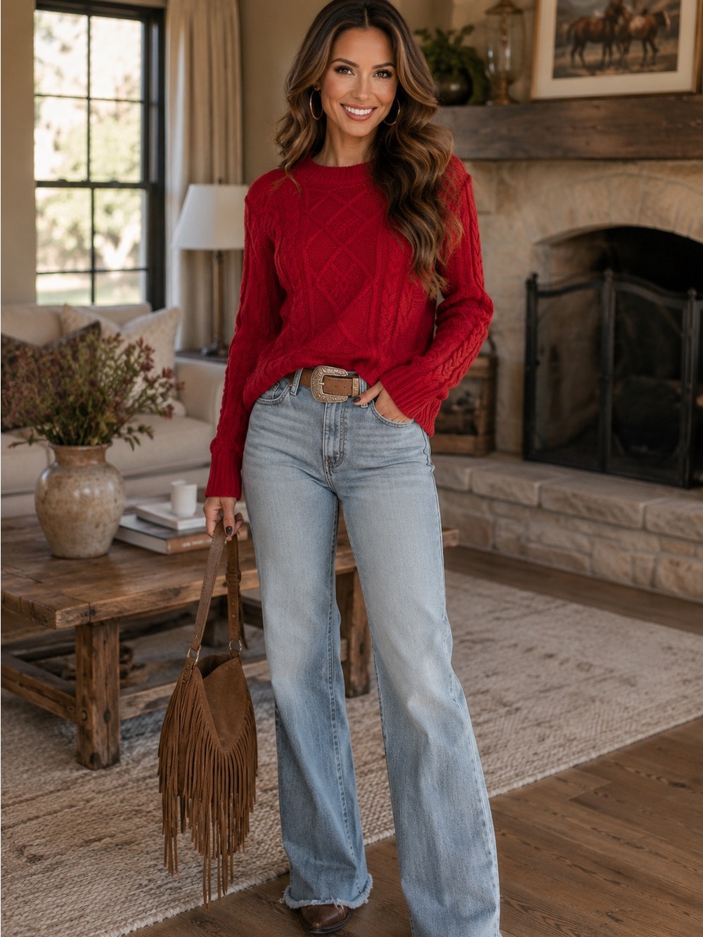 Aeropostale Light Blue Wide Leg Jeans